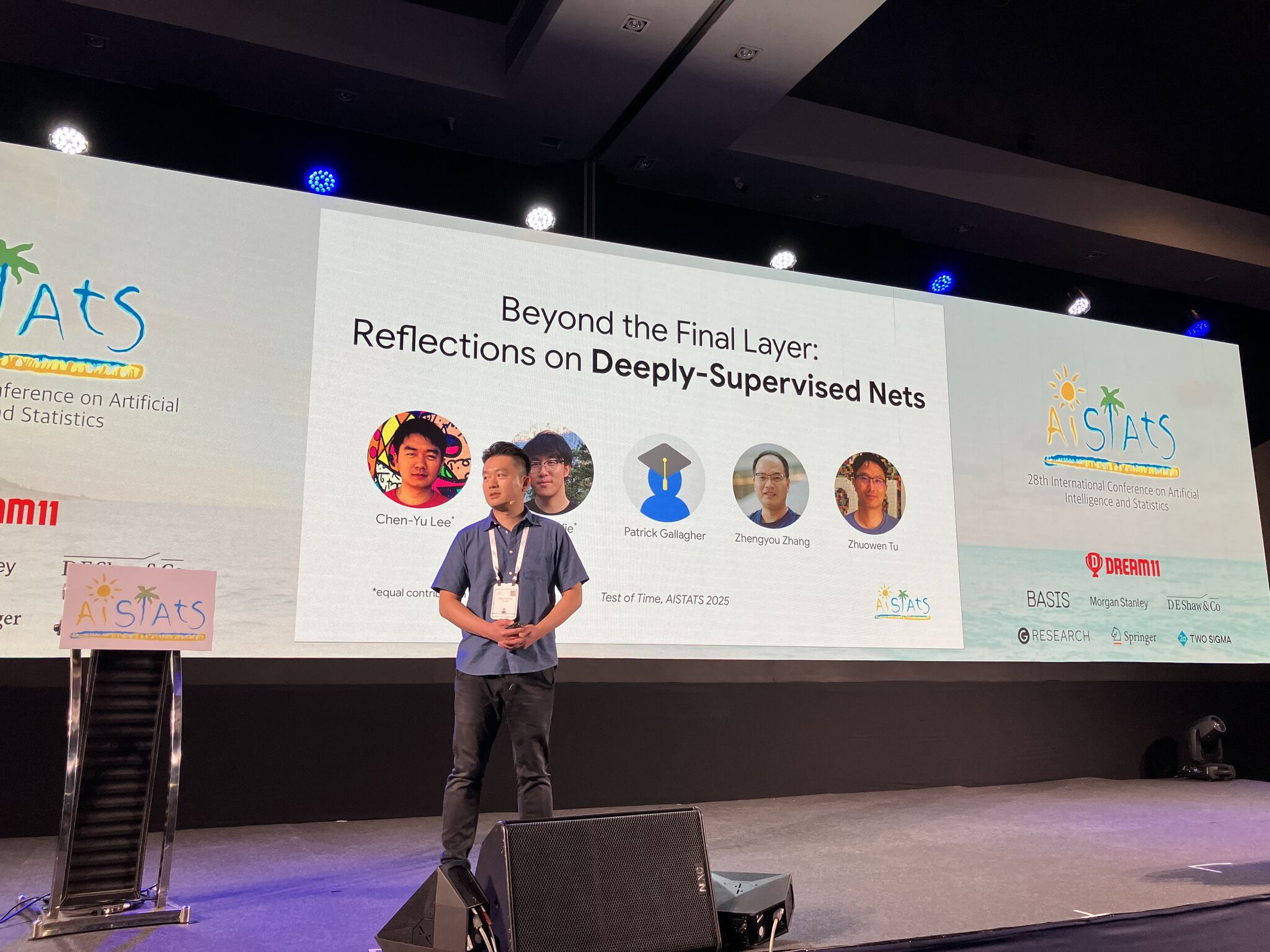 Test-of-Time Award talk at AISTATS 2025